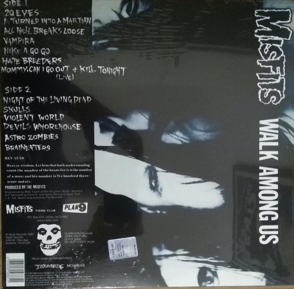Misfits - Walk Among Us (Reissue) (Back)
