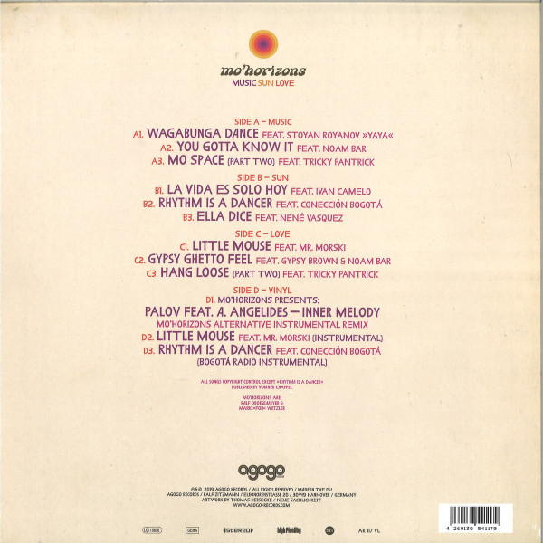 Mo' Horizons - Music Sun Love (2LP) (Back)