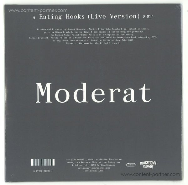 Moderat - Eating Hooks (Live) (Back)