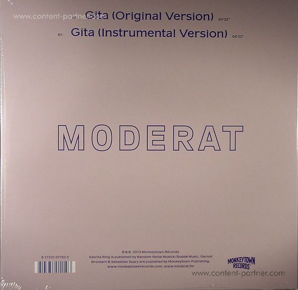 Moderat - Gita (Back)