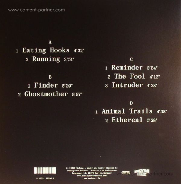 Moderat - III (2LP+MP3 / Gatefold) (Back)