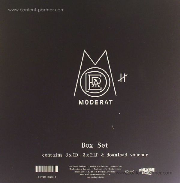 Moderat - III (Deluxe Box/6xLP/3xCD+MP3) (Back)
