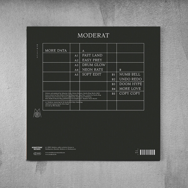 Moderat - MORE D4TA (Back)