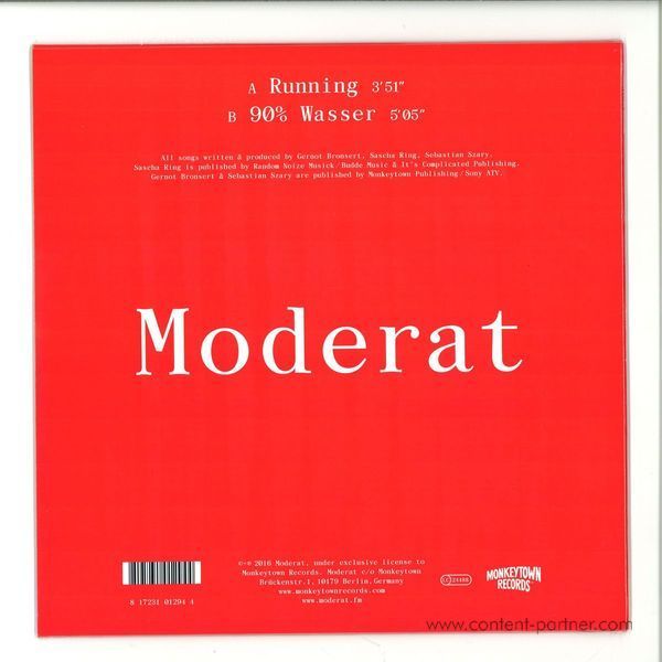 Moderat - Running (10") (Back)