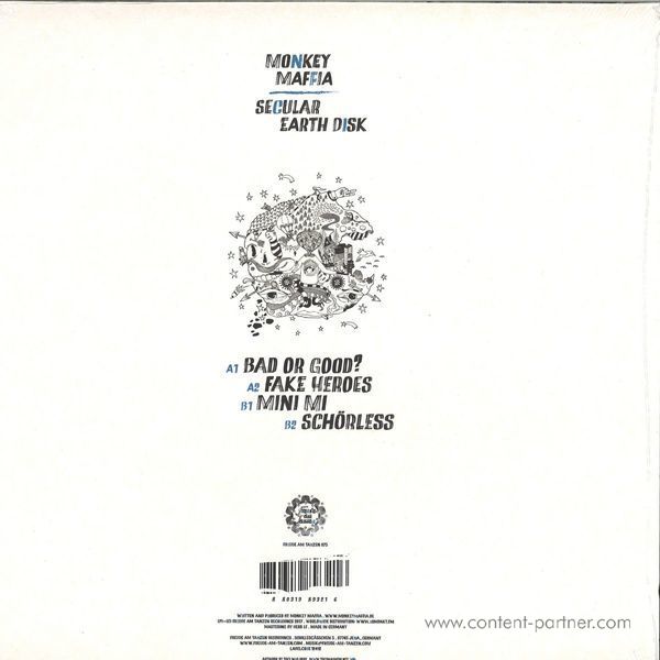 Monkey Maffia - Secular Earth Disk (Back)
