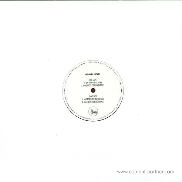 Monkey Safari - On (Rmx by Chloe, Paco Osuna) (Back)