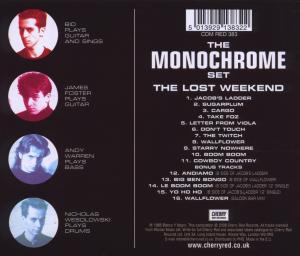 Monochrome Set,The - The Lost Weekend (Expanded Edition) (Back)