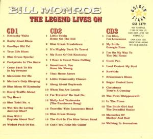 Monroe,Bill - Father Of Bluegrass-The Legend Li (Back)
