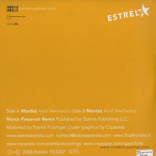 Montez - Acid Mechanics (Marco Passarani rmx) (Back)