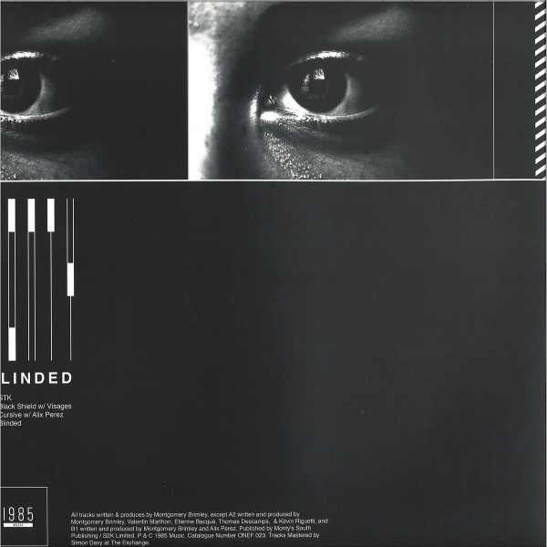 Monty - Blinded EP (Back)