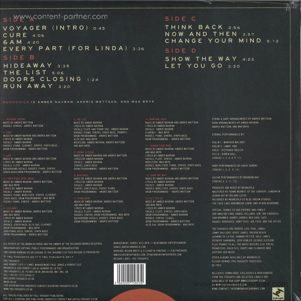 Moonchild - Voyager (Ltd. Sunset Red 2LP Gatefold) (Back)