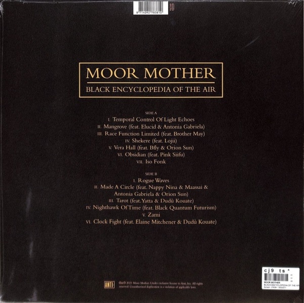 Moor Mother - BLACK ENCYCLOPEDIA OF THE AIR (Back)