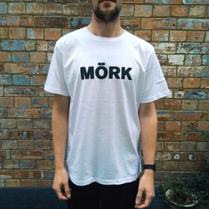 Mork Logo Tee - Mork Logo T-Shirt White (Size L)