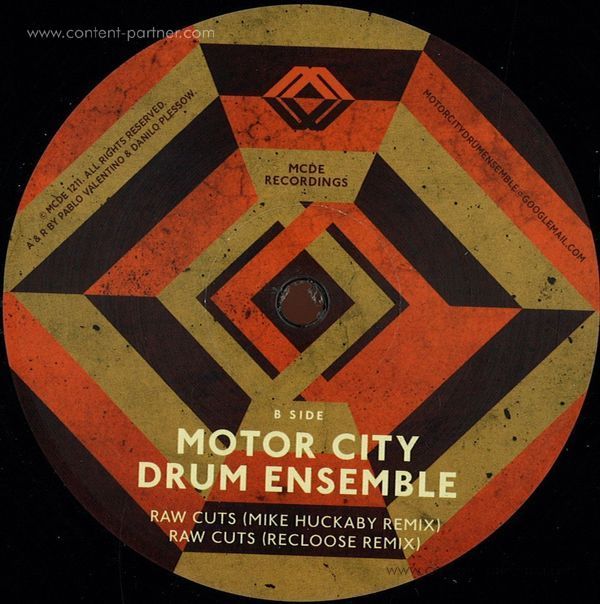 Motor City Drum Ensemble - Raw Cuts Remixes (Back)