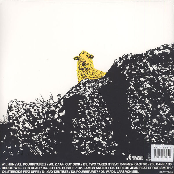 Mr. Oizo - Lambs Anger (2LP Gatefold + CD) (Back)