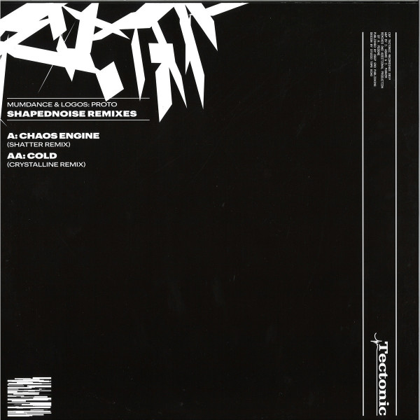 Mumdance & Logos - Shapednoise Remixes (Back)