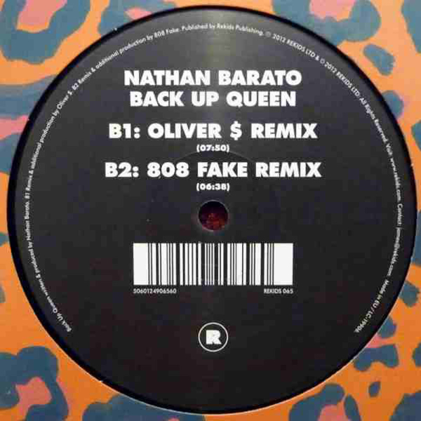 NATHAN BARATO - BACK UP QUEEN (Oliver $ Remix) (Back)