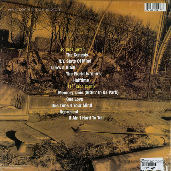 Nas - Illmatic (LP) (Back)