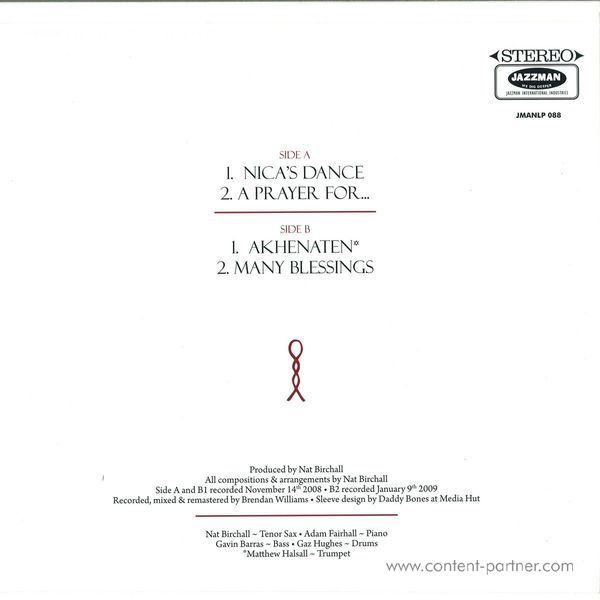 Nat Birchall - Akhenaten (LP) (Back)