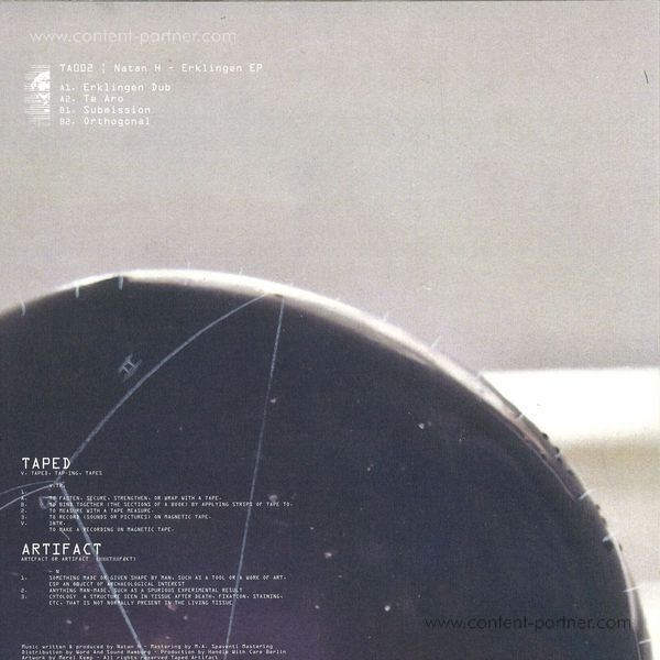 Natan H - Erklingen EP (Back)