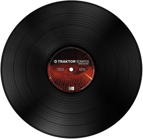 Native Instruments - Control Vinyl MK2 SCHWARZ (Back)