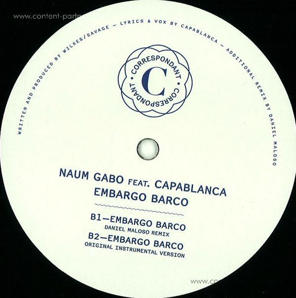 Naum Gabo - Embargo Barco (Back)