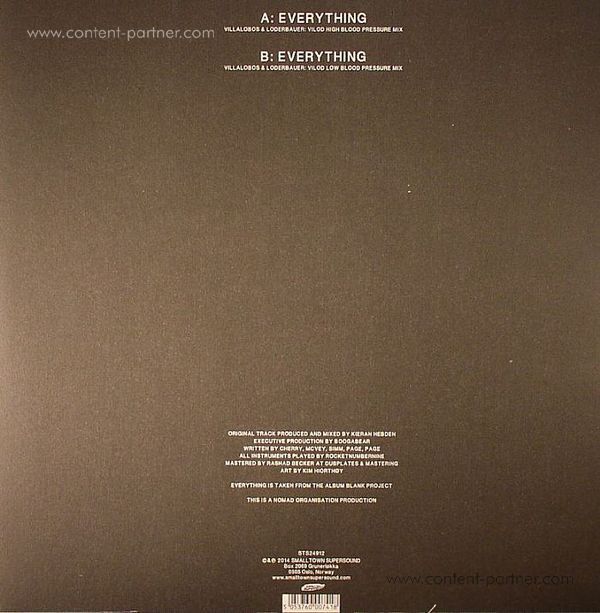 Neneh Cherry - Everything Rmxs (Villalobos&Loderbauer!) (Back)