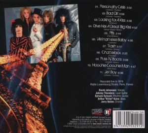 New York Dolls - If It's Saturday Night,This Must Be Pari (Back)