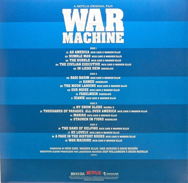 Nick Cave & Warren Ellis - War Machine (A Netflix Original Film Soundtrack) (Back)