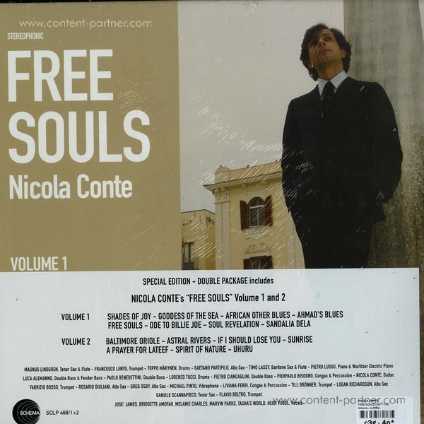 Nicola Conte - Free Souls (2LP+CD) (Back)