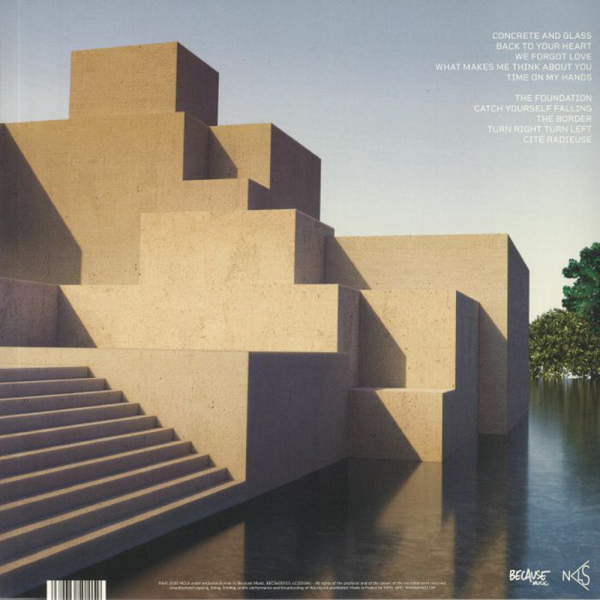 Nicolas Godin - Concrete And Glass (LP+CD) (Back)