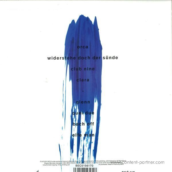 Nicolas Godin - Contrepoint (LP+CD) (Back)