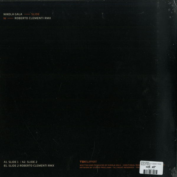 Nikola Gala - SLIDE (ROBERTO CLEMENTI RMX) (Back)
