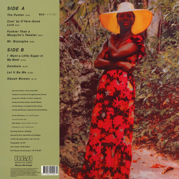 Nina Simone - It Is Finished (Ltd. Pink&Black Marbled Vinyl LP) (Back)