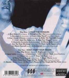 Nine Below Zero - Live At The Marquee/Don't Point Your Fin (Back)