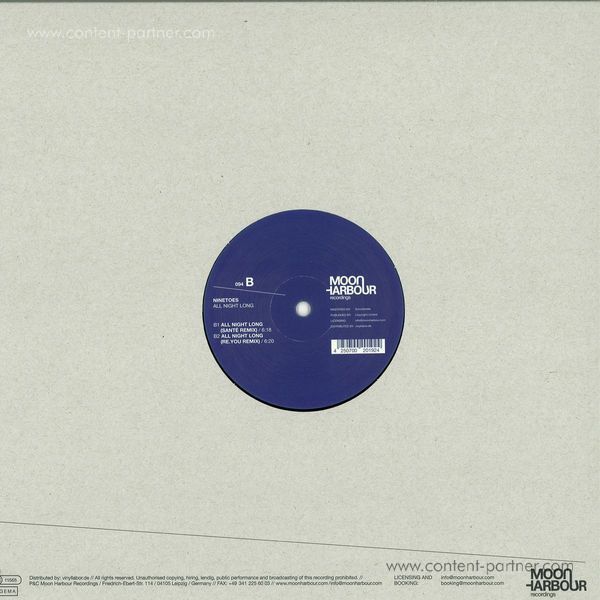 Ninetoes - All Night Long (Back)