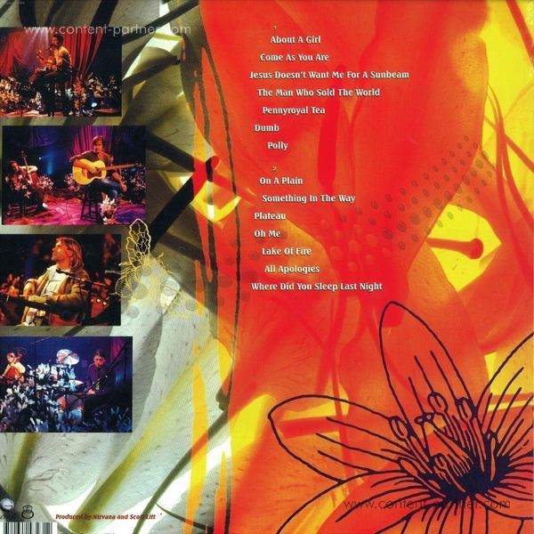 Nirvana - MTV Unplugged in New York (Back)