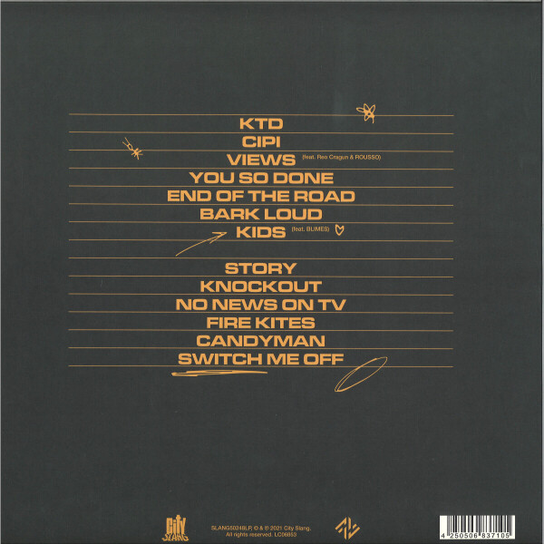 Noga Erez - KIDS (LP) (Back)