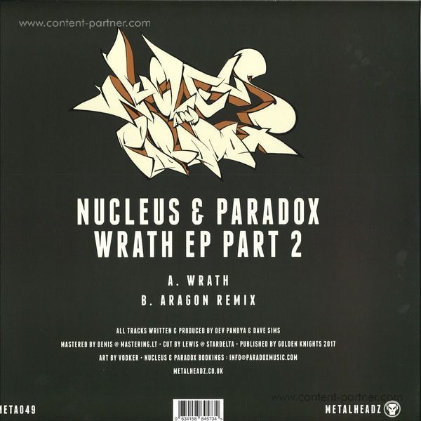 Nucleus & Paradox - Wrath Ep Part 2 (Back)