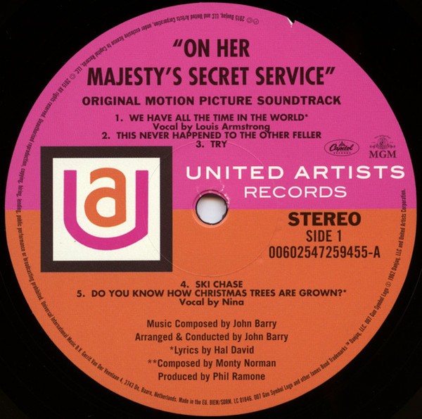 OST / John Barry - James Bond:On Her Majesty's Secret Serv.(Ltd.Edt.) (Back)
