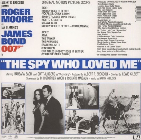 OST / Marvin Hamlisch - James Bond: The Spy Who Loved Me (Ltd. Edt.) (Back)