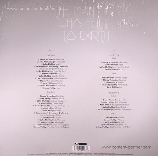 OST / Various - The Man Who Fell To Earth (Ltd. Super Deluxe Box) (Back)