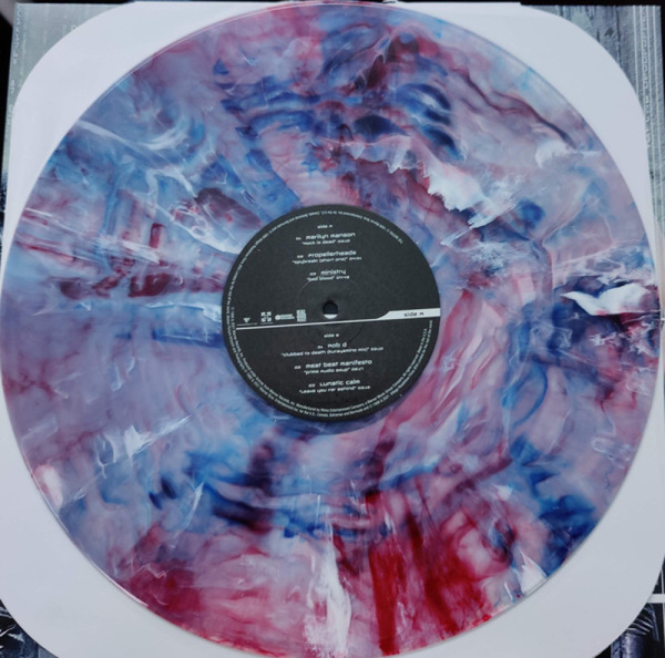 OST - MATRIX (Red & Blue Swirl Vinyl) (Back)