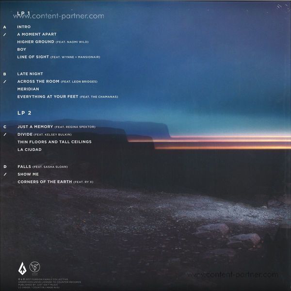 Odesza - A Moment Apart (Ltd. Coloured 2LP+MP3) (Back)