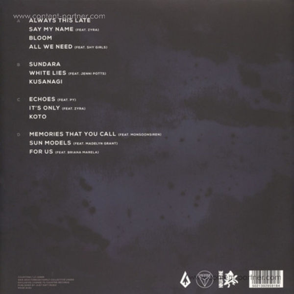 Odesza - In Return (2LP+MP3) (Back)