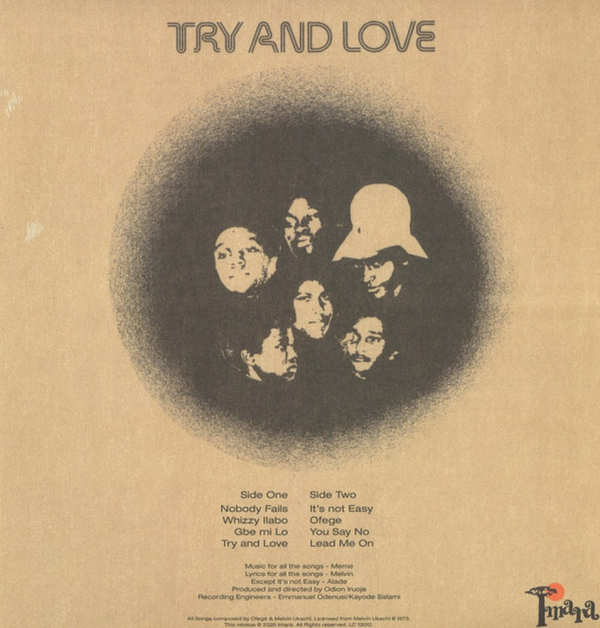 Ofege - Try And Love (Back)