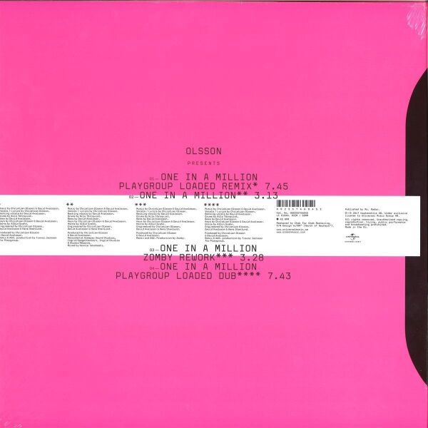 Olsson - One In A Millon (Back)