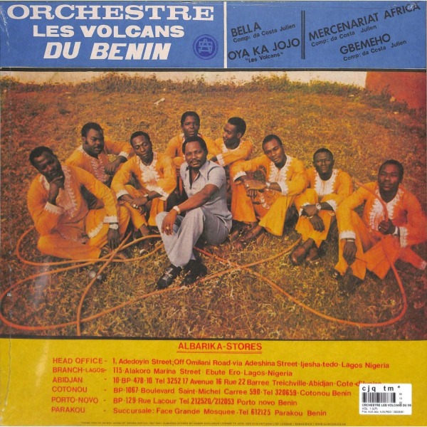 Orchestre "Les Volcans" Du Benin - Vol. 1 (Back)