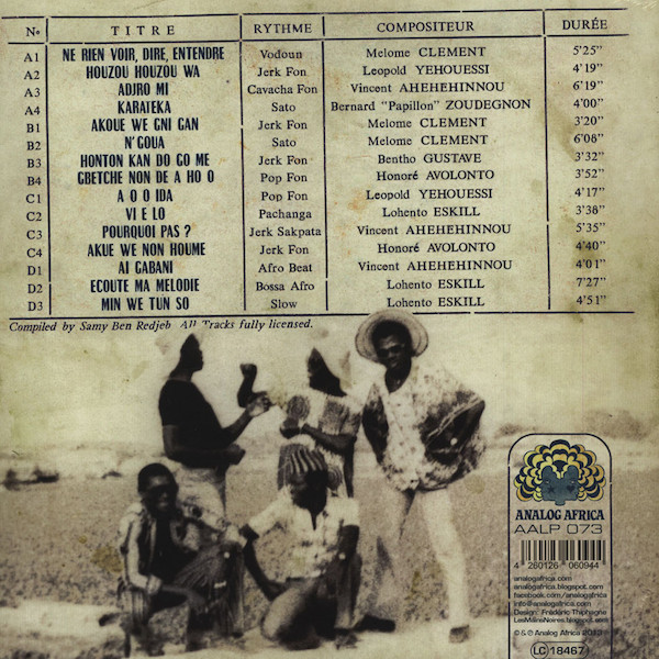 Orchestre Poly-Rythmo De Cotonou - The Skeletal Essences Of Afro Funk (2LP) (Back)