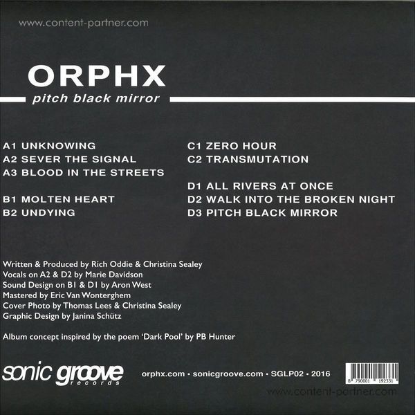 Orphx - Pitch Black Mirror (Back)